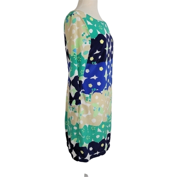 Old Navy Floral Geometric Retro Shift Dress - Picture 3 of 7